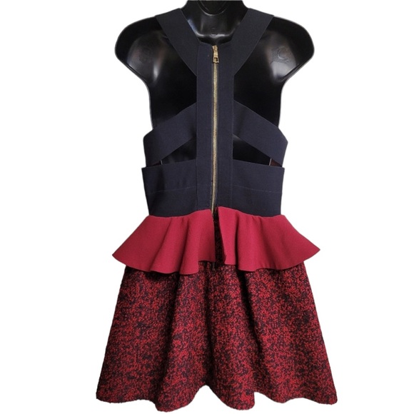 Three Floor Red Bad Girl Cocktail Dress Size 10 - Picture 9 of 13